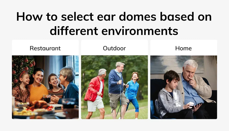 How to Select Ear Domes Based on Different Environments