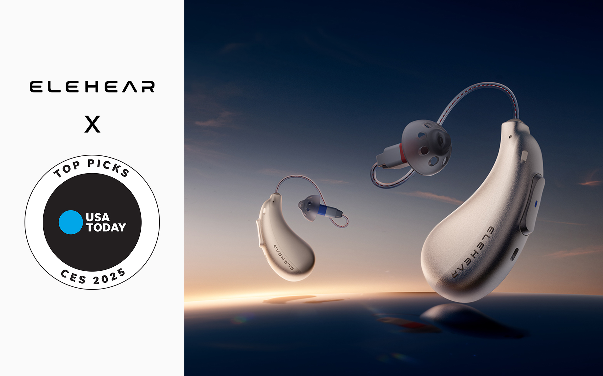 The Next-Gen AI Hearing Aids from ELEHEAR Win USA TODAY's 50 Top Picks for CES 2025