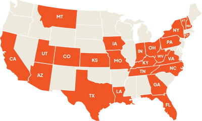 Currently available in 24 U.S states: