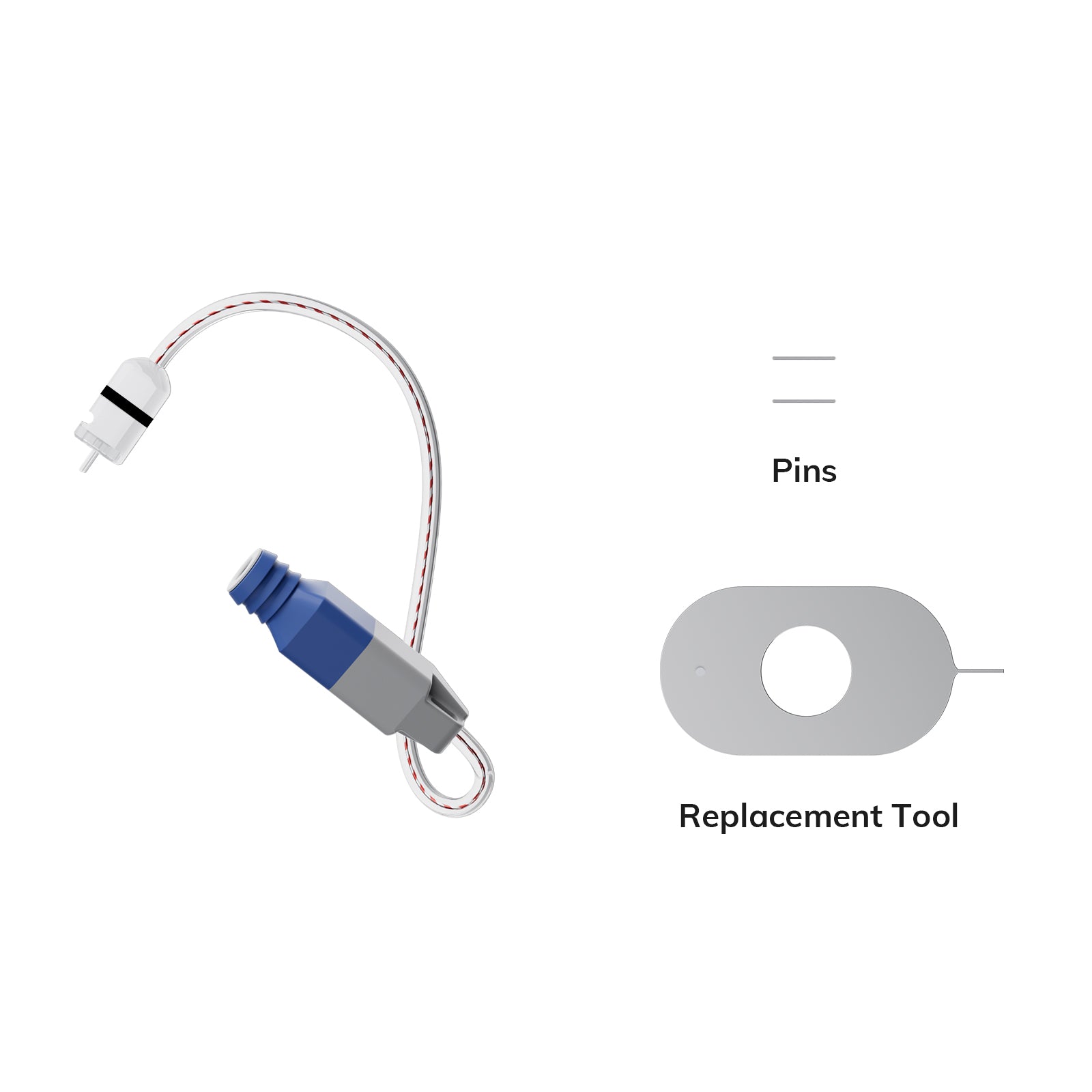 Receiver Replacement Kit - Single-sided (Left or Right Ear)