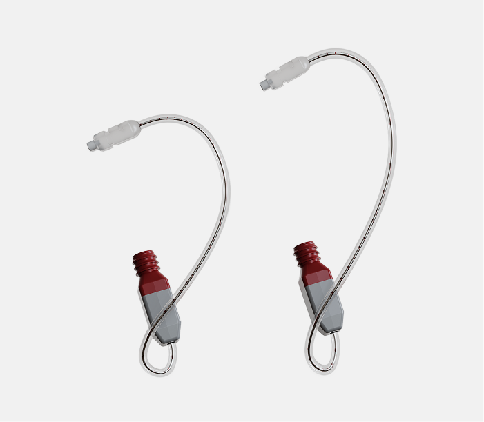 Multiple receiver lengths offer flexible fit for different ear shapes and preferences.