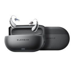 ELEHEAR Beyond silver hearing aids with charging cases