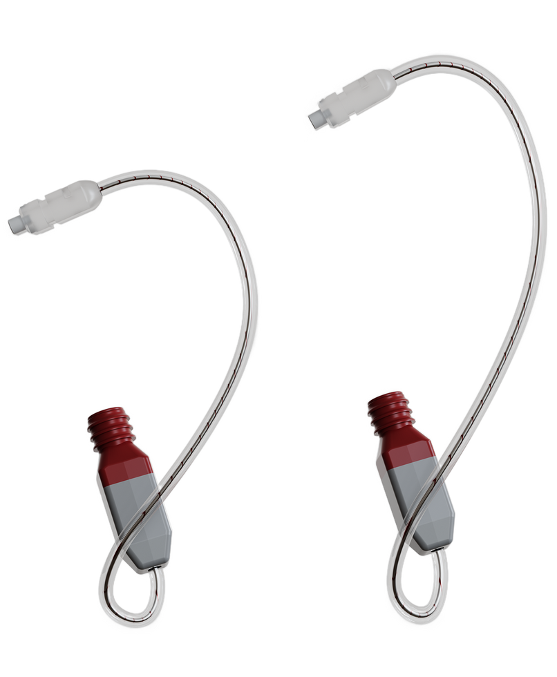 Multiple receiver lengths offer flexible fit for different ear shapes and preferences.