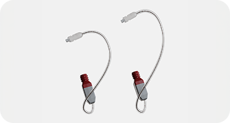 Multiple receiver lengths offer flexible fit for different ear shapes and preferences.